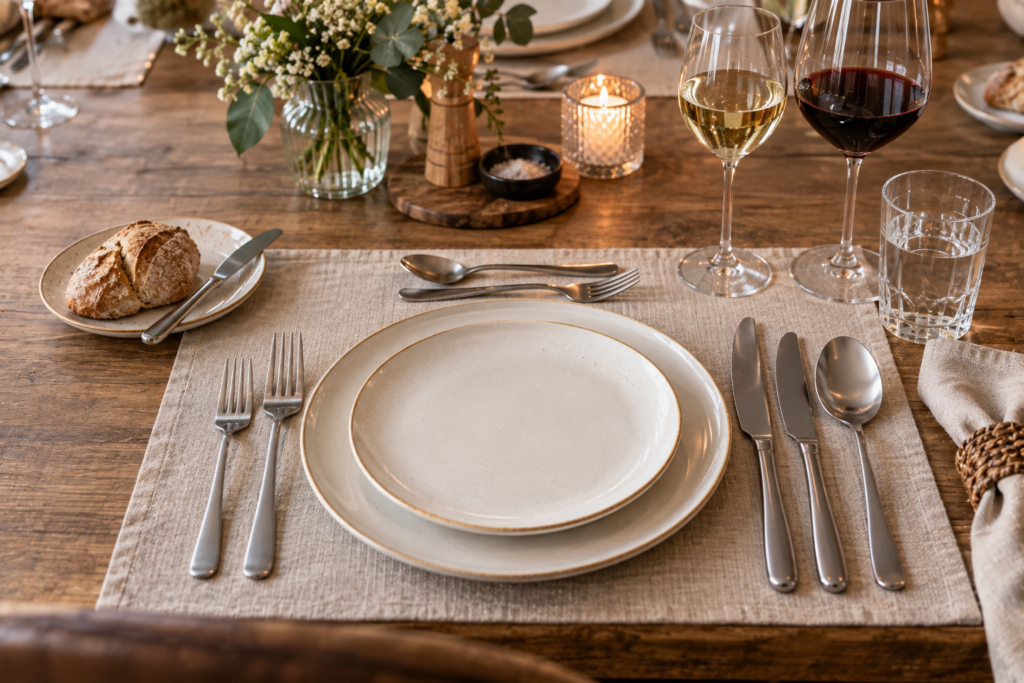 Tafel dekken met bestek